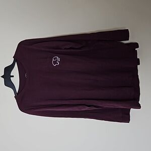 Ivory Ella maroon long sleeve t shirt size xxl * flaw